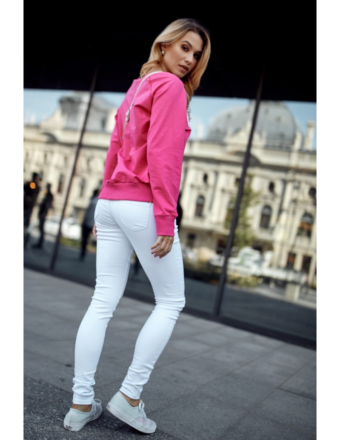 White women\'s denim pants 6137 - Online store - Boutique